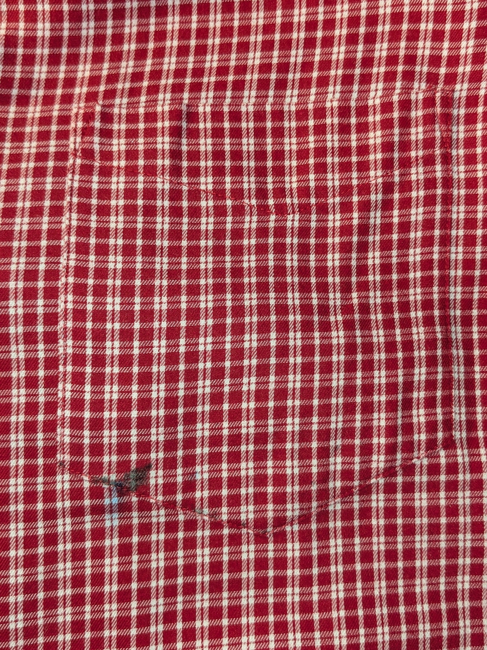 Chaps Size Large Red/White Check Shirt - Picture 7 of 8